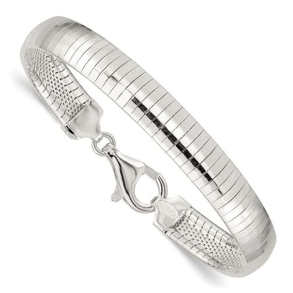 Kazi Luxury Sterling Silver 8mm Cubetto Bracelet